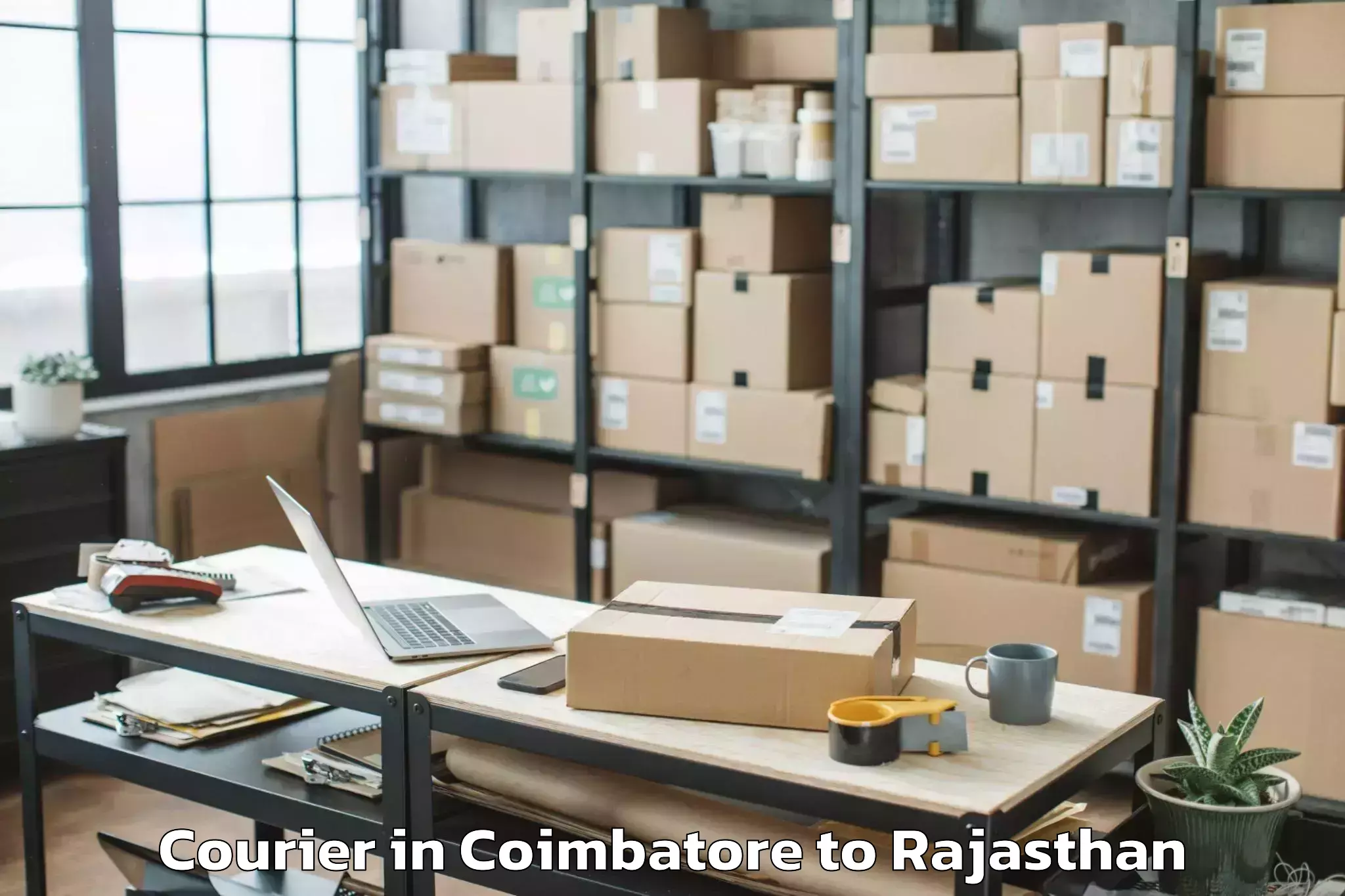 Reliable Coimbatore to Shahpura Jaipur Courier